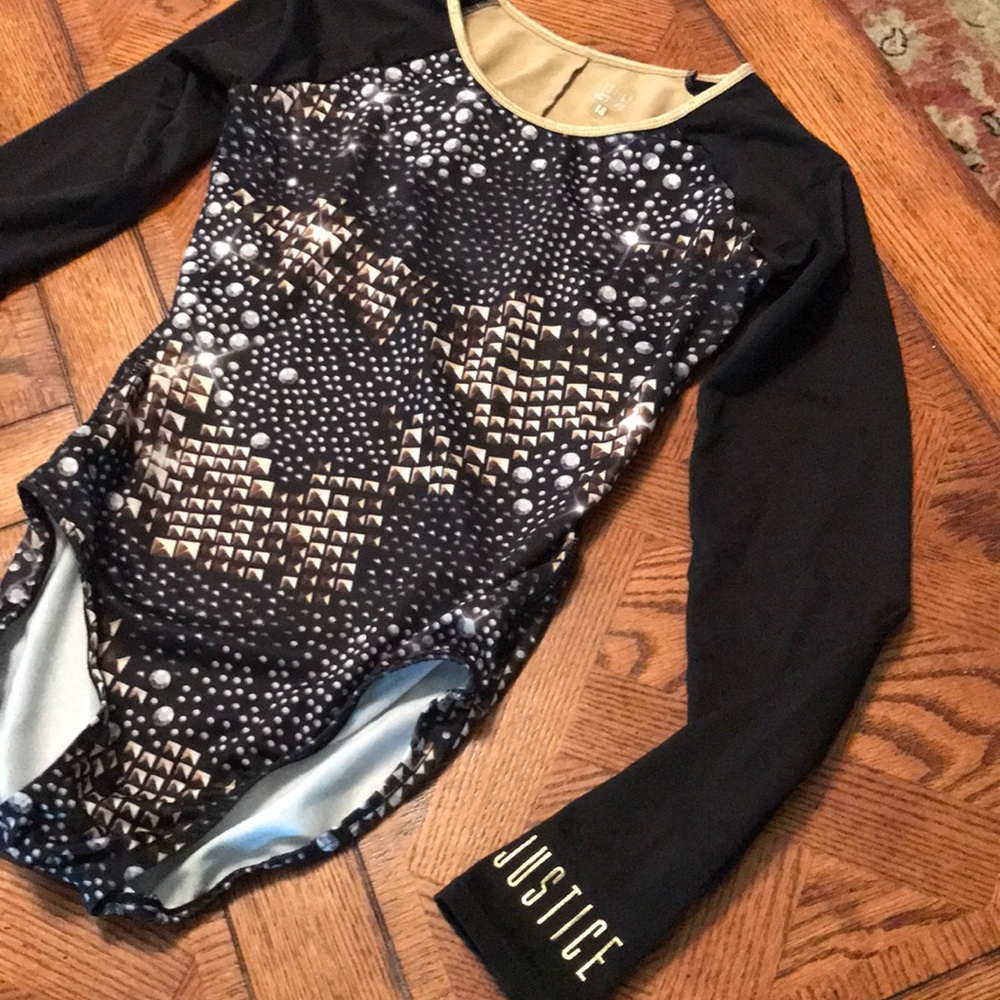 Gymnastics Justice leotard girls size 18/ adult L